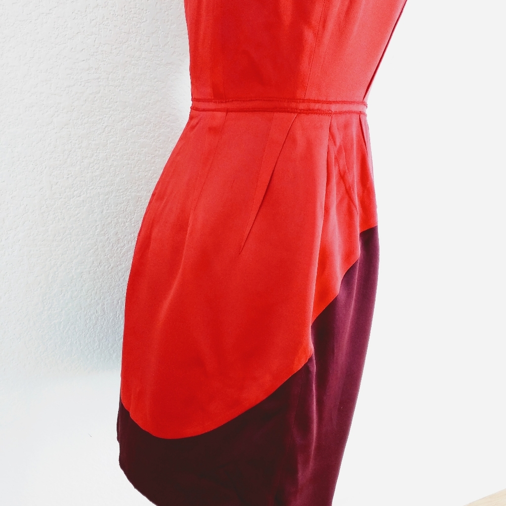 O'2nd red silk dress - Picture 3 of 6